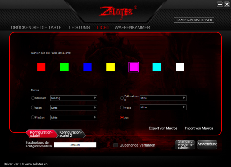 zelotes mouse software